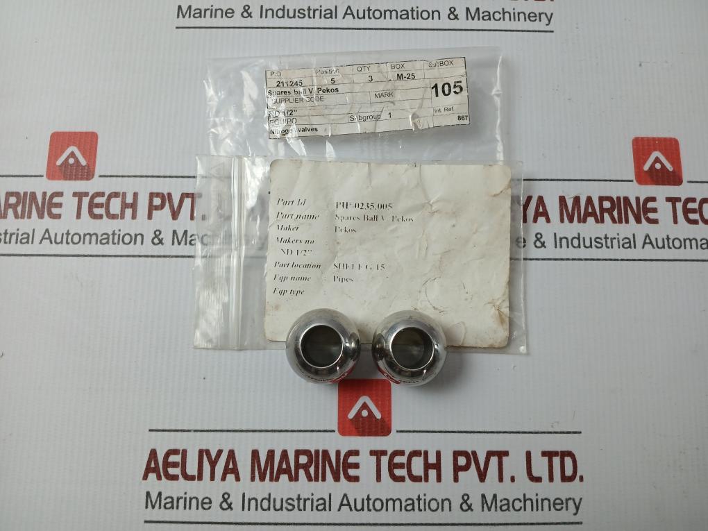 Spares Ball Valve Brand In Pekos Pip-0235.005 - New