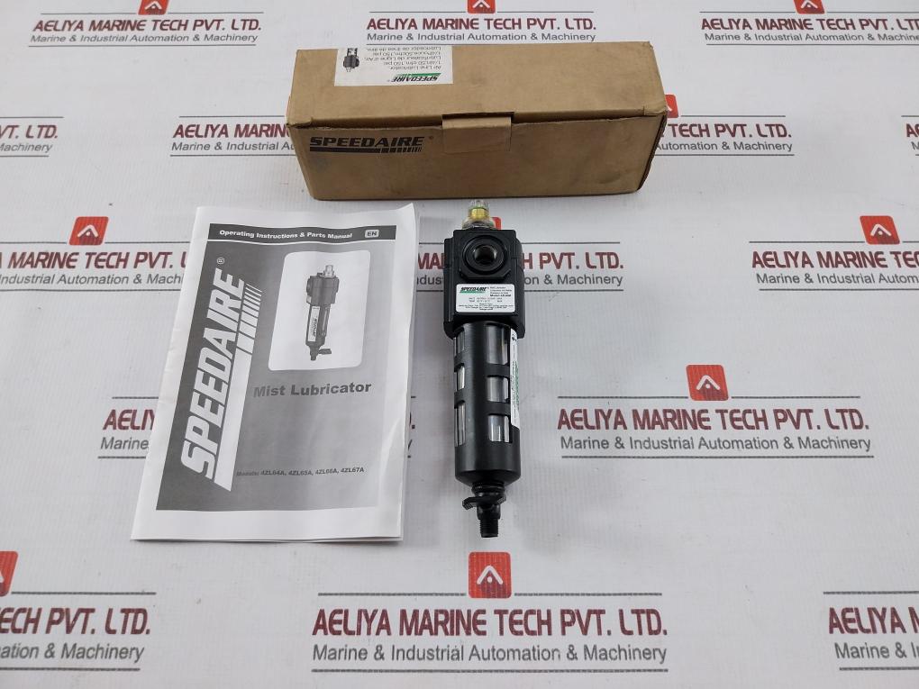 Speedaire 4Zl65A Air Line Lubricator 1/4In, 50 Cfm, 150 Psi