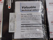 Sperre 1663Mk Spare Kit Delivery Valve Hp Copper Gasket Valve Nut M12
