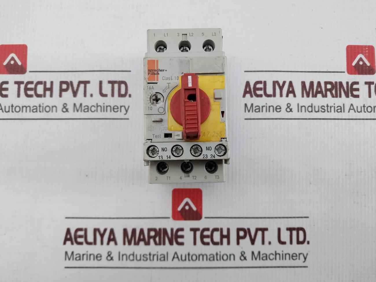 Sprecher+Schuh Kta7-25S-16A Motor Protection Circuit Breaker 240Vac Max