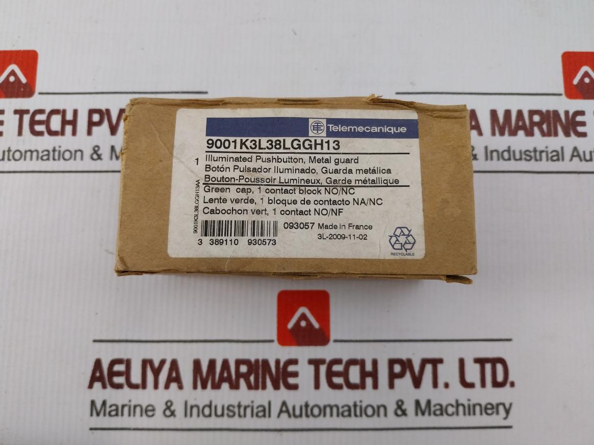 SQUARE D 9001KM38LG Push Button Switch Green 240V