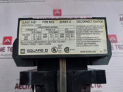 Square D 9421-nc3-30Amp 3 Pole Disconnect Switch 600Vac-250Vdc