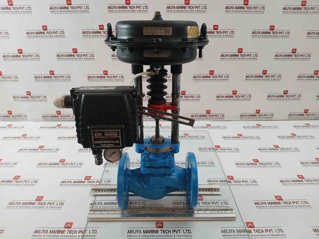 Control Valve Actuator W/ Electro-Pneumatic Positioner Ari-Armaturen Stevi 440