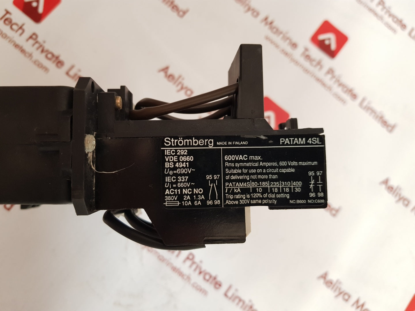 Stromberg Patam 4Sl Overload Relay 690V~ 10A