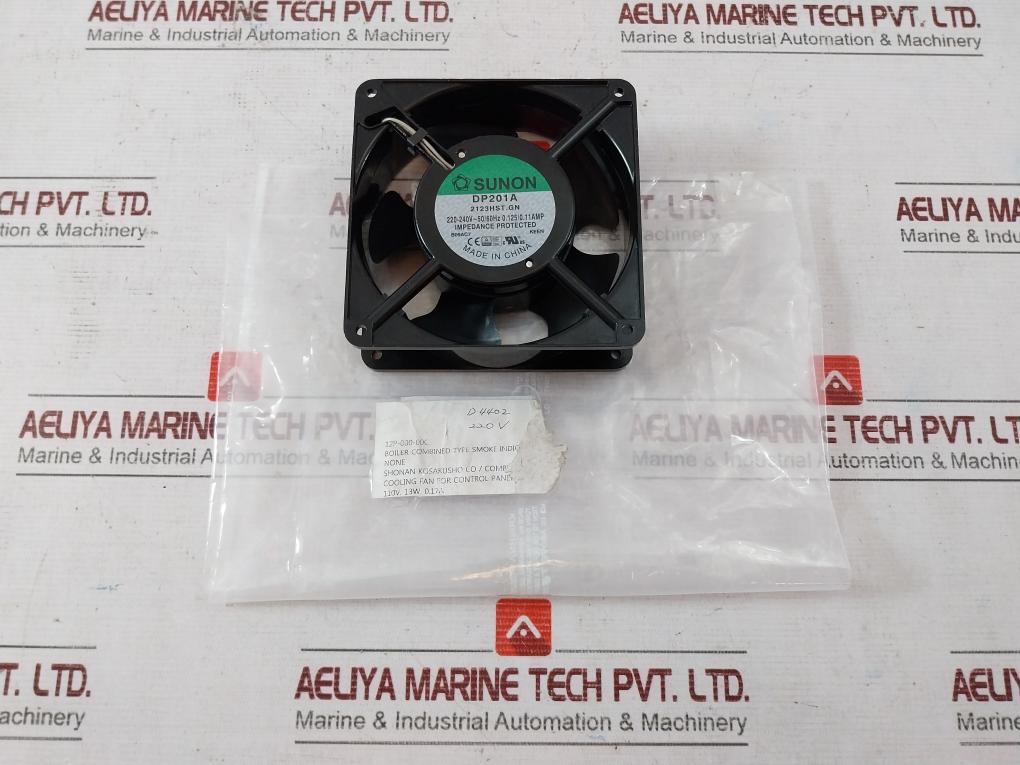 Sunon Dp201A Axial Ac Fan 2123Hst.Gn 220-240V 50/60Hz 0.125/0.11Amp 110V, 13W