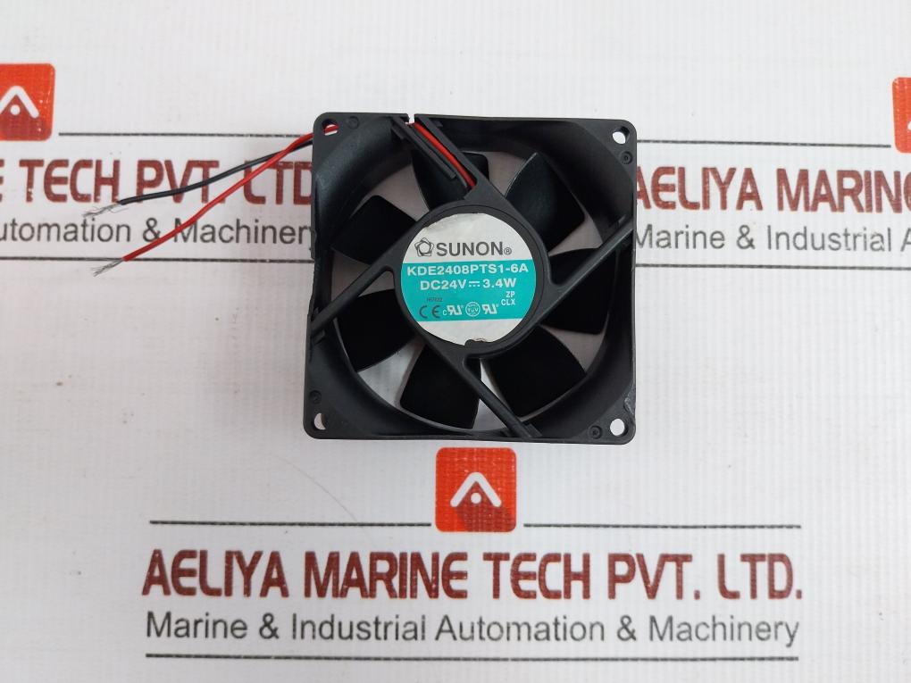 Sunon Axial Cooling Fan Dc24V---3.4W Kde2408Pts1-6A
