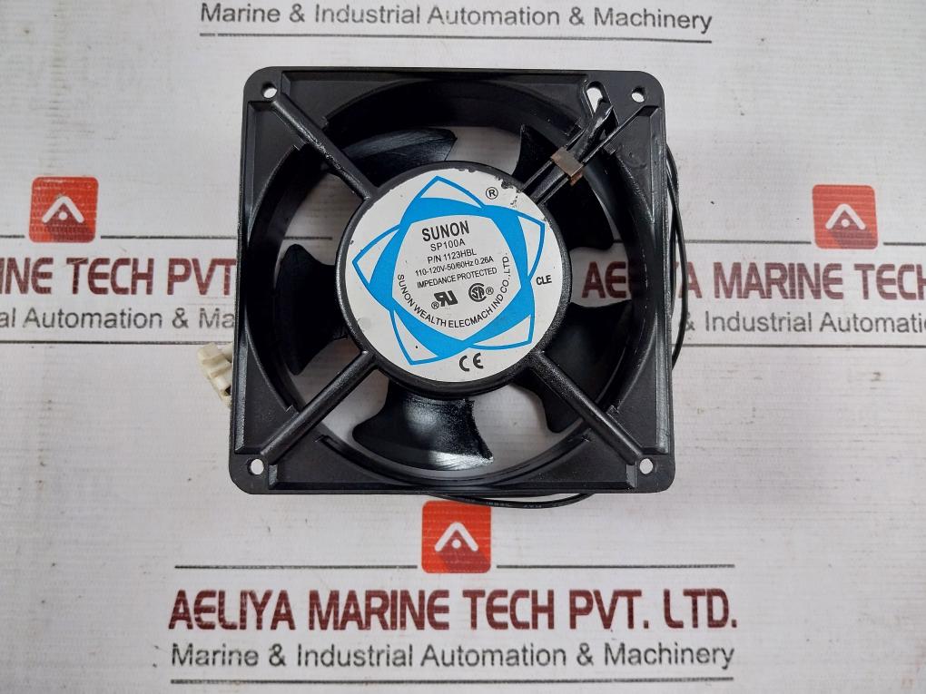 Sunon Sp100A Axial Fan 1123Hbl 110-120V-50/60Hz 0.26A