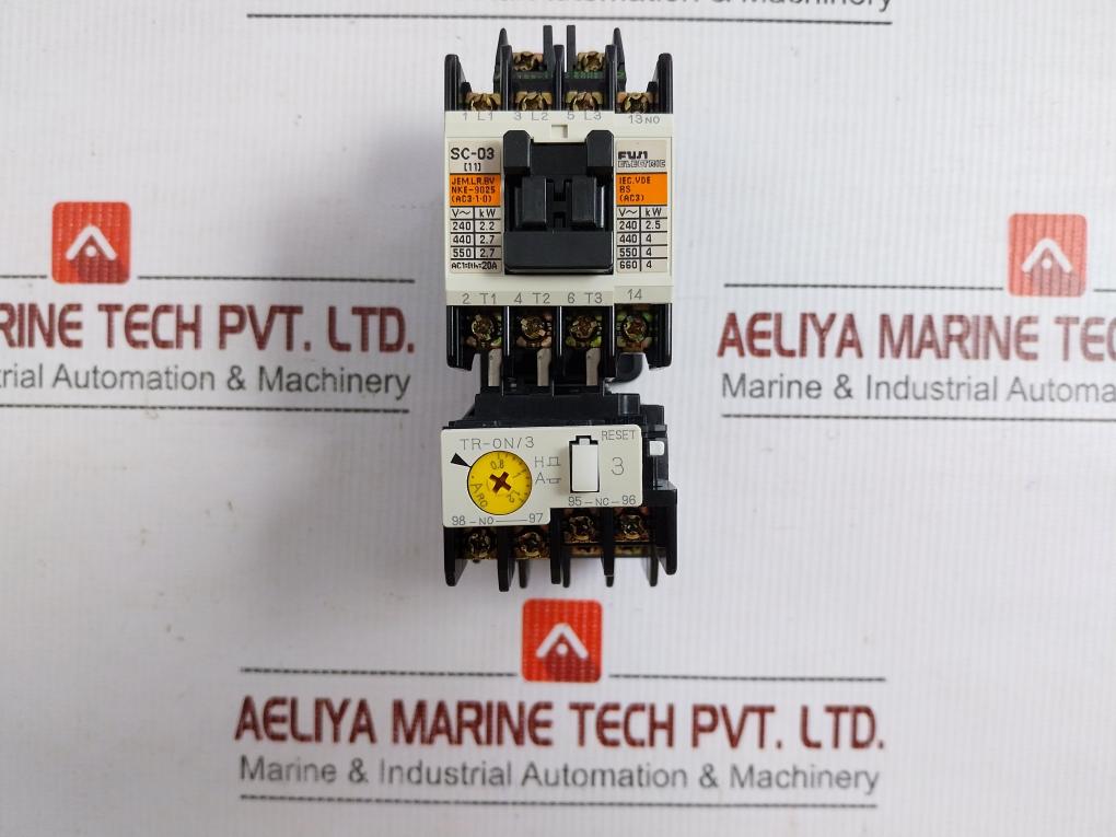 Sw-03-3h-Magnetic-Switch-With-Thermal-Relay-By-Fuji-Electric-600vac-Max-0-8-1-2a-Rc-1