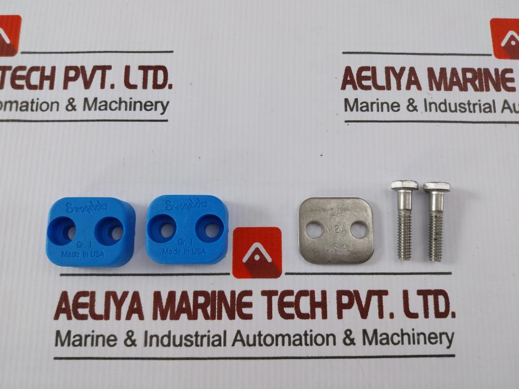 Swagelok 304-S1-Pp-4t Bolted Plastic Clamp Tube Support Kit 1/4" 1a