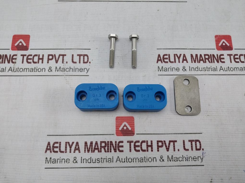 Swagelok 304-s3-pp-8T Bolted Plastic Clamp Tube Support Kit