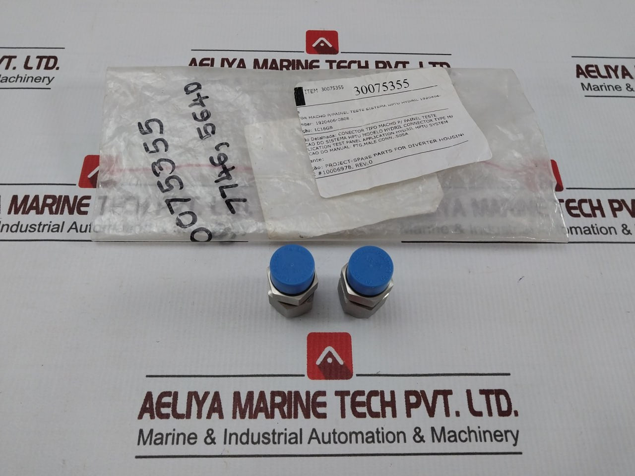 SWAGELOK 316 SAE Male Fitting or Connector For HPTU System Test Panel 1920406-08