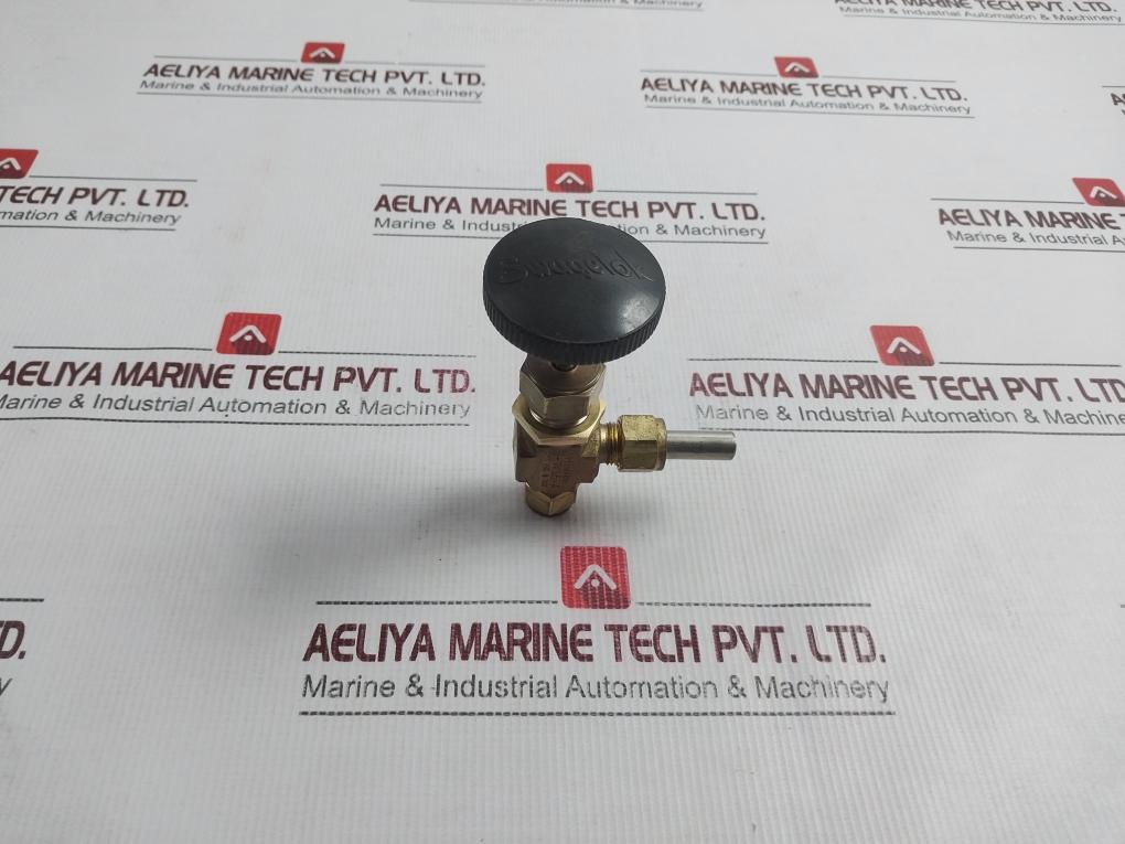 Swagelok B-1Vs6-a Brass Integral Bonnet Needle Valve 2200 Psig @ 100F