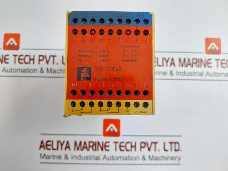 Switch Amplifier 250vac/4a/500va Part No. We77/Ex2 Pepperl+Fuchs
