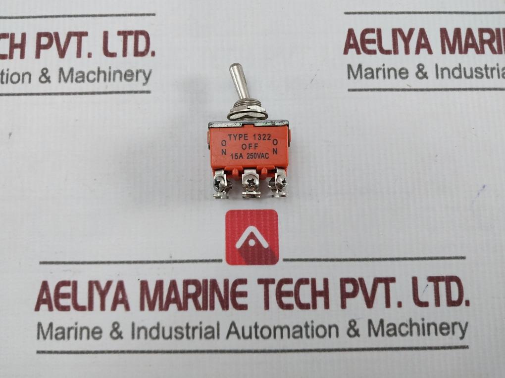 T&B 1322 Toggle Switch 15A 250Vac