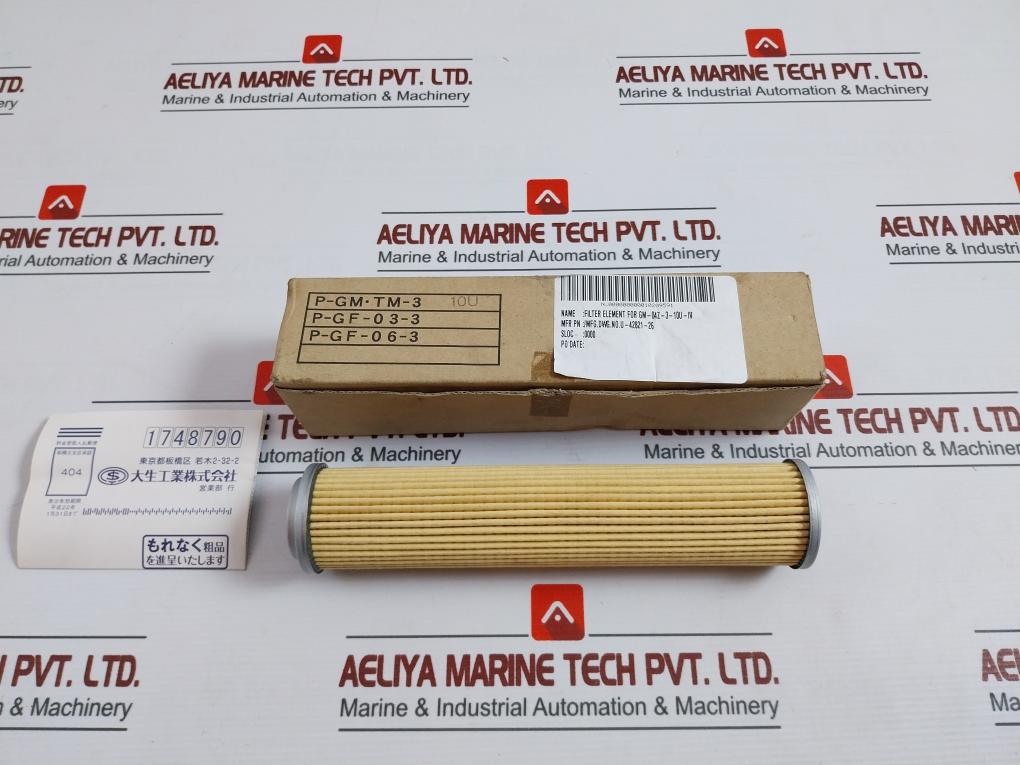 Taisei Kogyo 10U 3K5E Filter Element For Gm-04Z-3-10U-iv