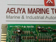 Taiyo Electric Aa-067-a Pcb Card