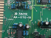 Taiyo Electric Aa-070-b Oil Cooled System Pc Board Cylinder Out High Temp.