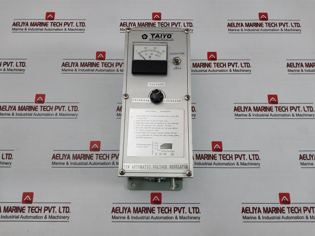 Taiyo Electric Tew Automatic Voltage Regulator