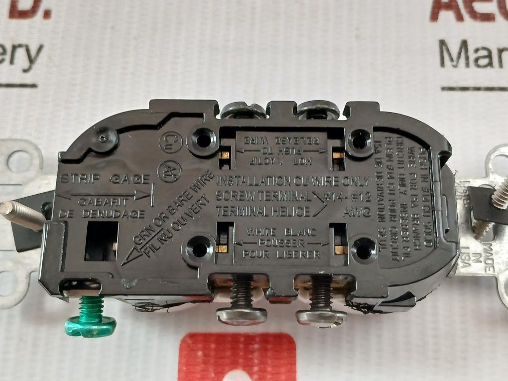 Tamper/Weather Resistant Duplex Receptacle By Leviton W5320-T0w