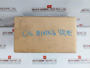 Tamrotor Screw Compressor Oil Mixing Valve 400 Cwp