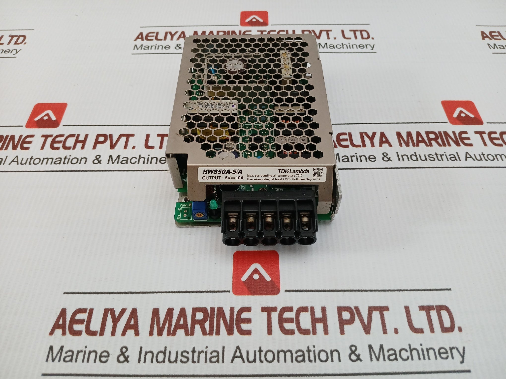 Tdk-Lambda Hws50a-5/A Input-100-240vac 0.7a 50-60hz Switching Power Supply