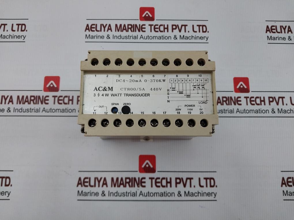 Tdw-Cybaca Watt Transducer 50hz Ac&M Ac 110/220v