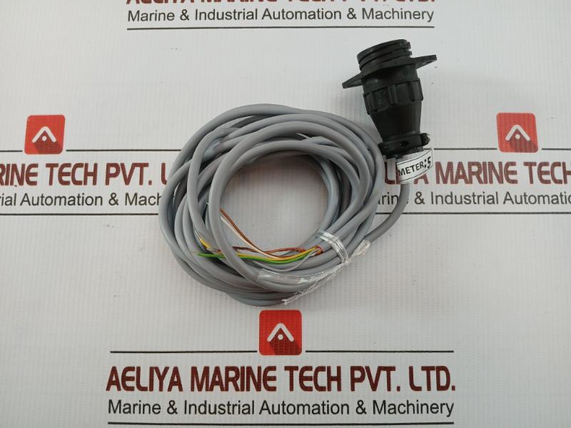 Te Connectivity Flange Socket With Cable 5-Meter 033375