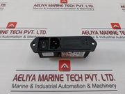 Te Corcom 6Vm4S Power Entry Module 6A 120V 50-60Hz