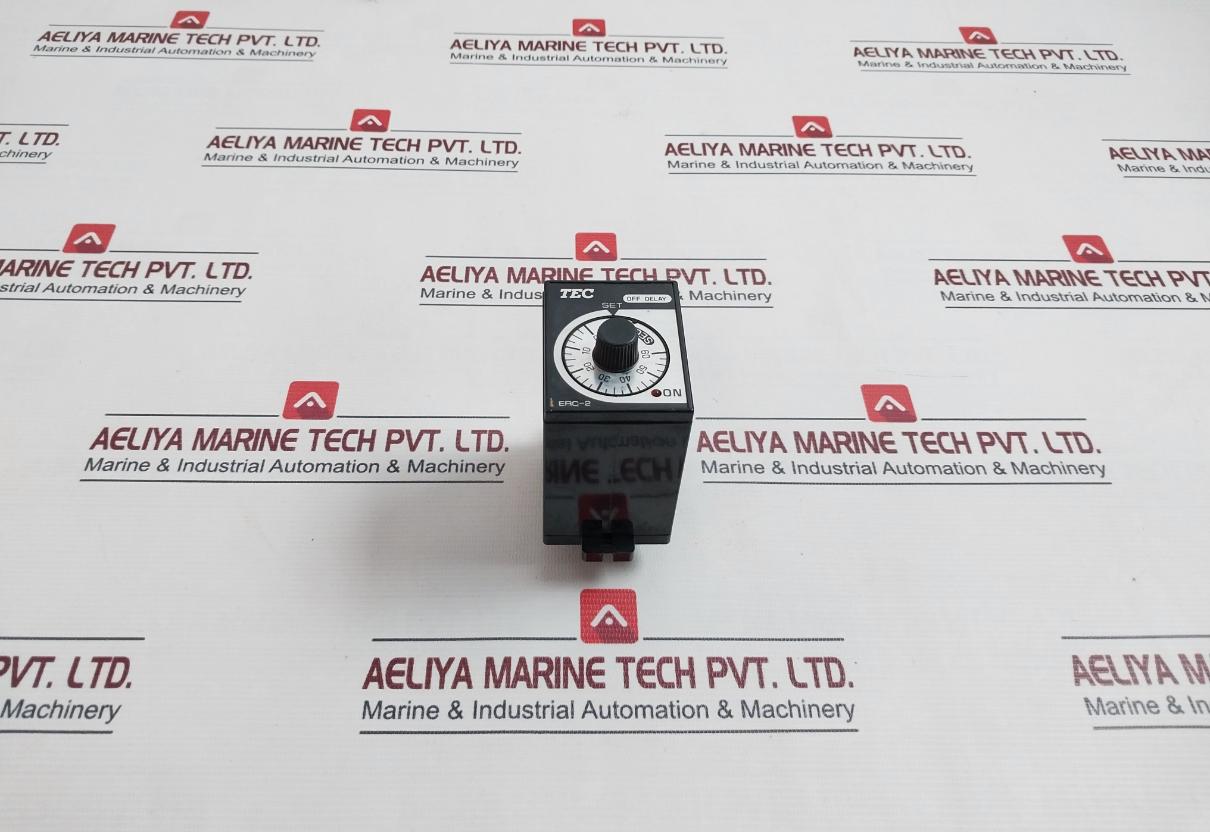 Tec Erc-2101Mxc Time Delay Relay Ac100-110V 50/60Hz 0-60Sec