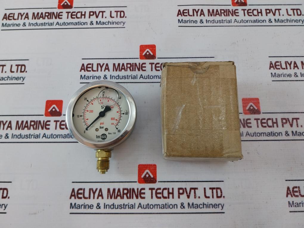 Tecsis 0-60 Bar Pressure Gauge New