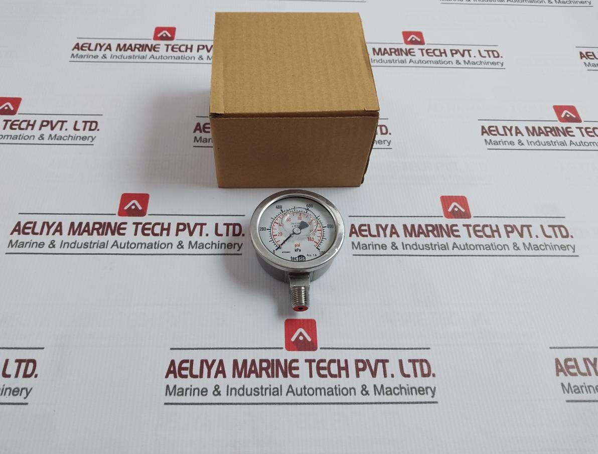 Tecsis Acc. 1.6 Pressure Gauge 316Ss 0-140 Psi 0-1000Kpa – Aeliya Marine