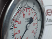Tecsis Acc. 1.6 Pressure Gauge 316Ss 0-140 Psi 0-1000Kpa