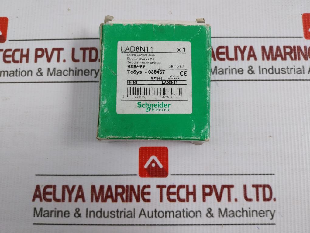 Telemecanique Auxiliary Contact Block 690v 10a Part No. Lad8n11