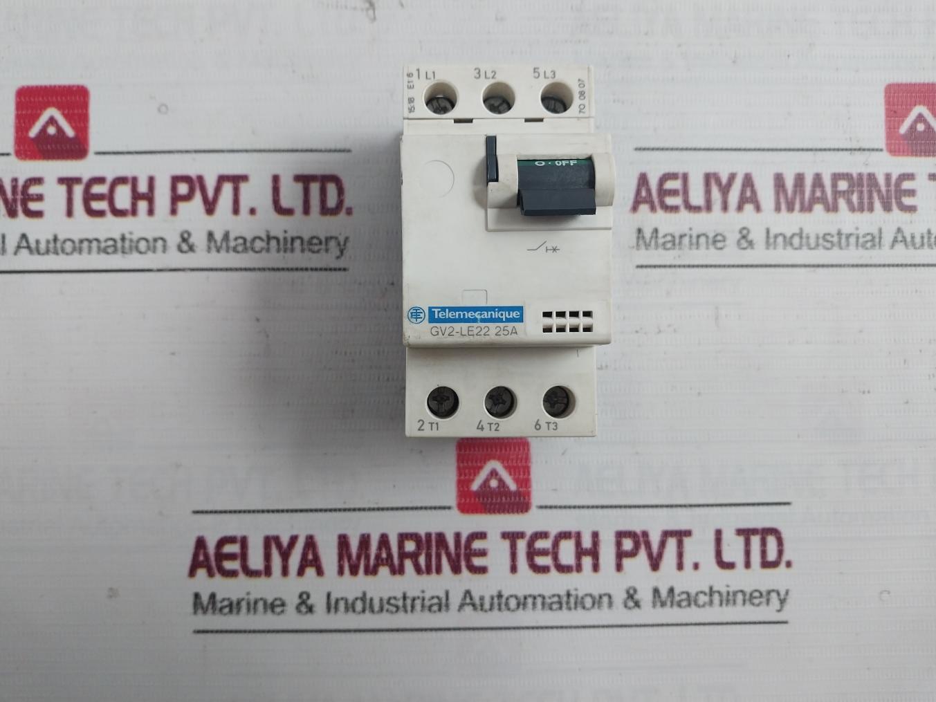 Telemecanique Gv2-le22 Motor Circuit Breaker 480Vac Max 6Kv 50/60Hz