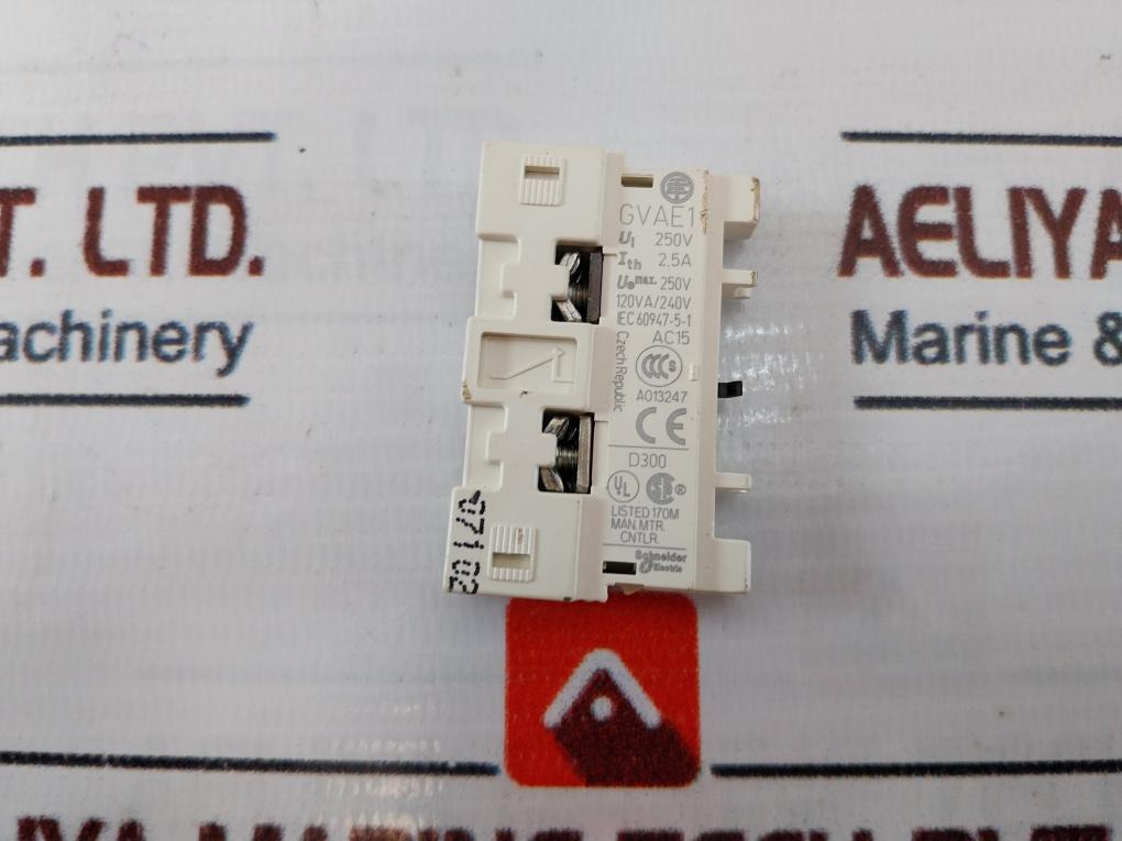 Telemecanique Gvae1 Auxiliary Contact Block 120Va/240V