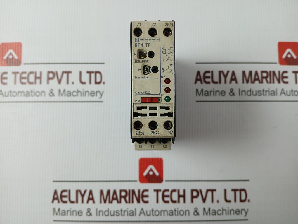 Telemecanique Re4Tp13Bu Time Delay Relay Max-250V 4A