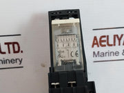 Telemecanique Rxm4Ab2Bd Relay With Rxze2M114 Socket