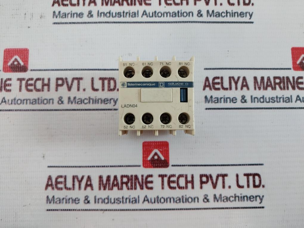 Lot of 2X TELEMECANIQUE LADN04 Auxiliary Contact Block A600 Q600