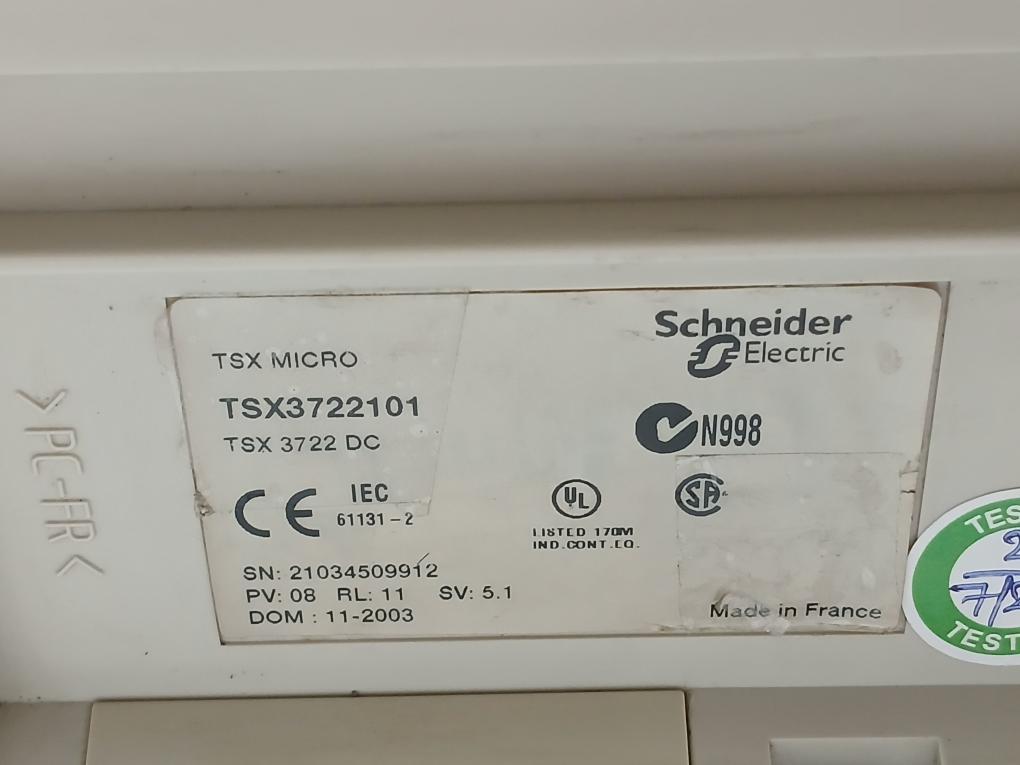 Plc Modular Base Controller With 3-slot Chassis Rack BY Telemecanique Tsx3722101