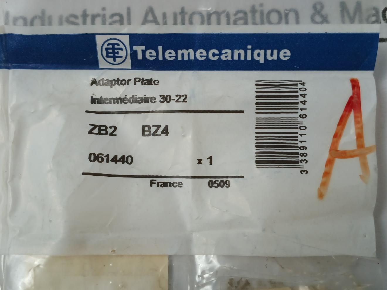 Telemecanique Zb2 Bz4 Adapter Plate Set For Pushbutton