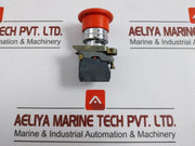 Telemecanique Zbe-102 Contact Block W/ Emergency Stop Button