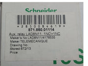 Telemecanique Lad8N11 Auxiliary Contact Block 15123820131