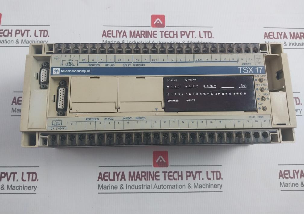 Telemecanique Tsx 1723428 Programmable Controller 50/60Hz 110-240V