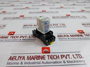 Telemecanique/Schneider Electric Rxn 41G12 Bd Miniature Relay With Base