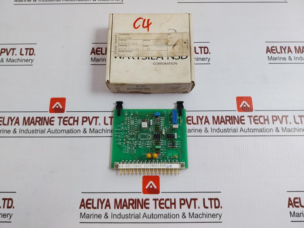 Temperature Control Card Ppl 81824, C4 Ntc-Card Wartsila