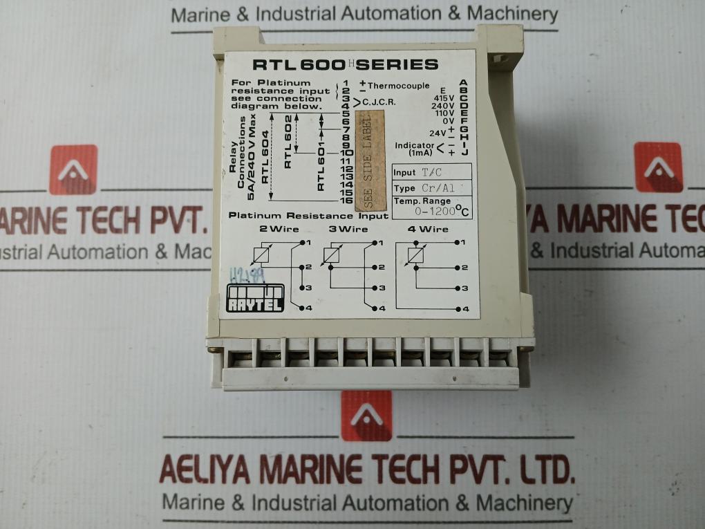 Temperature Controller 415v Raytel Part Number Rtl 602h