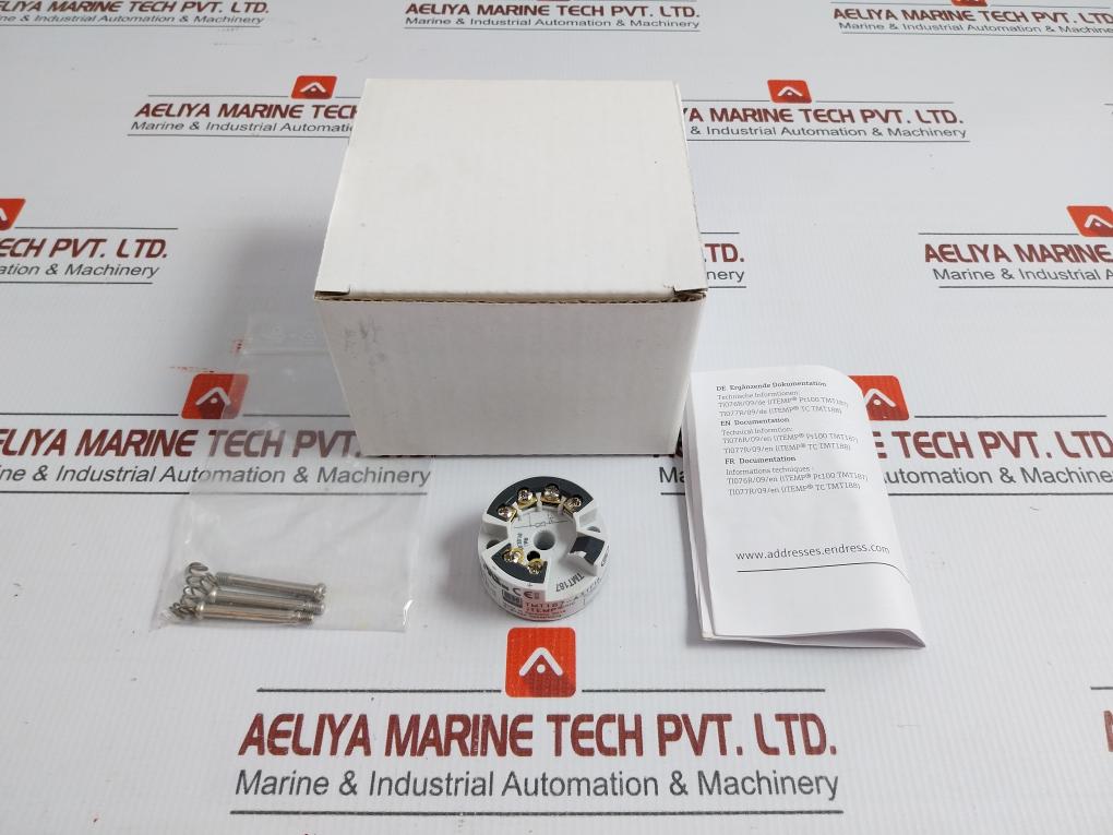 Temperature Head Transmitter Part Number Tmt187-A31fia By Endress+Hauser Input-8-35v