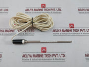 Temperature Sensor Probe With Cable 5 Meter Wzpt-14 Pt100 Styb Rtd