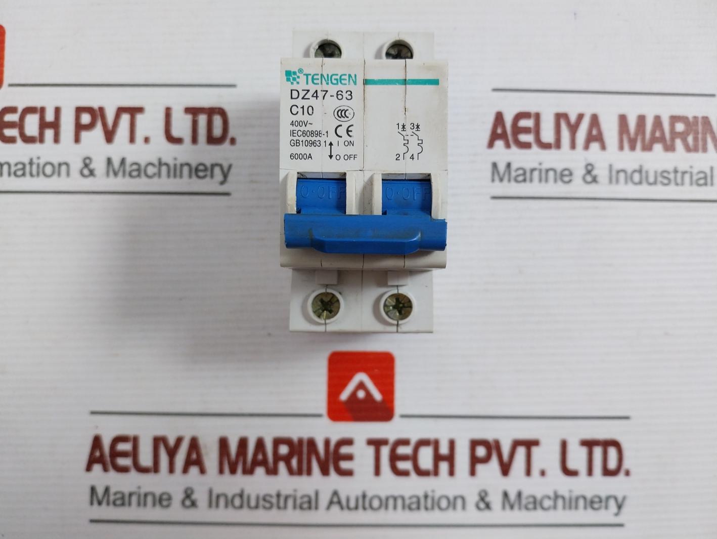 Tengen Dz47-63 C10 Miniature Circuit Breaker 400V 6000A