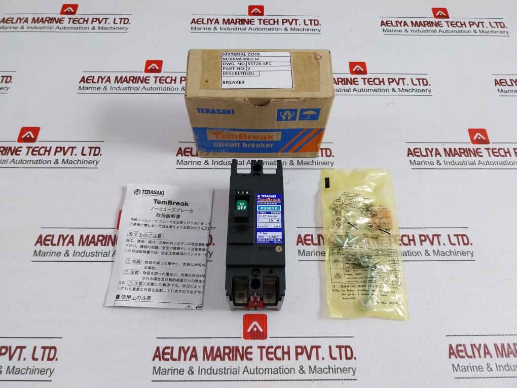 Terasaki 2 Poles Molded-Case Circuit Breaker 660v 50/60hz Xs50nb